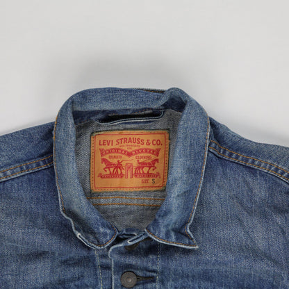 Levi's PRIDE Rainbow Vintage Wash Denim Jacket Small Blue Cotton Unisex