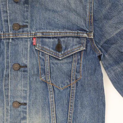 Levi's PRIDE Rainbow Vintage Wash Denim Jacket Small Blue Cotton Unisex