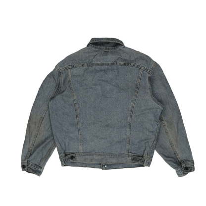 Lee Vintage Light Blue Denim Jacket Men Size Large 100 Percent Cotton Collared