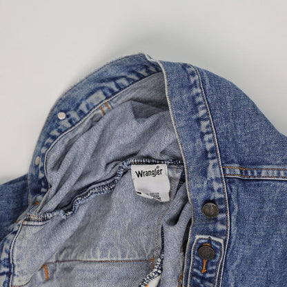 Wrangler Vintage Denim Jacket Blue XL Cotton Denim