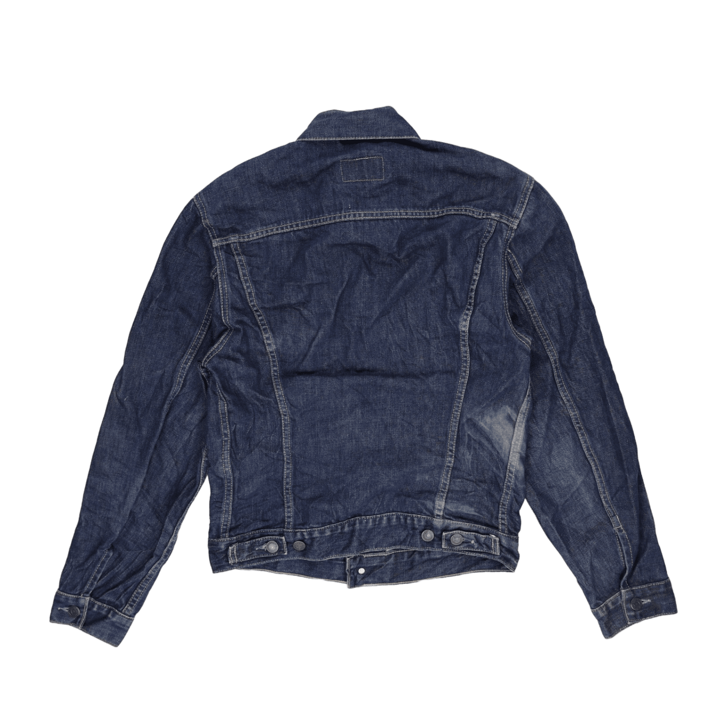 Levi's 70500 Indigo Blue Vintage Trucker Jacket Medium Cotton Denim Collared