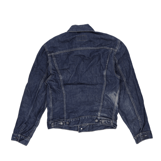 Levi's 70500 Indigo Blue Vintage Trucker Jacket Medium Cotton Denim Collared