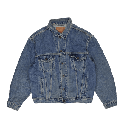 Levi's Vintage Blue Denim Trucker Jacket XL Cotton