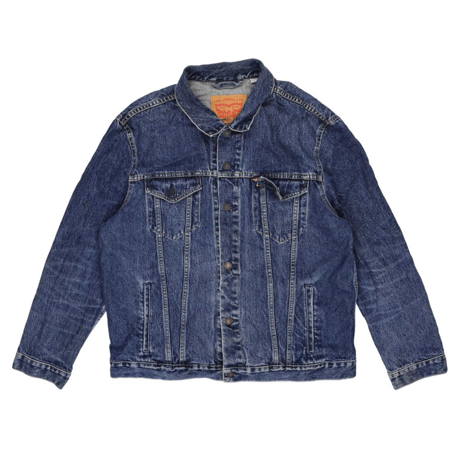 Levi's Vintage Blue Denim Trucker Jacket XXL Cotton