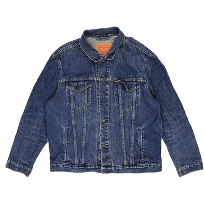 Levi's Vintage Blue Denim Trucker Jacket XXL Cotton