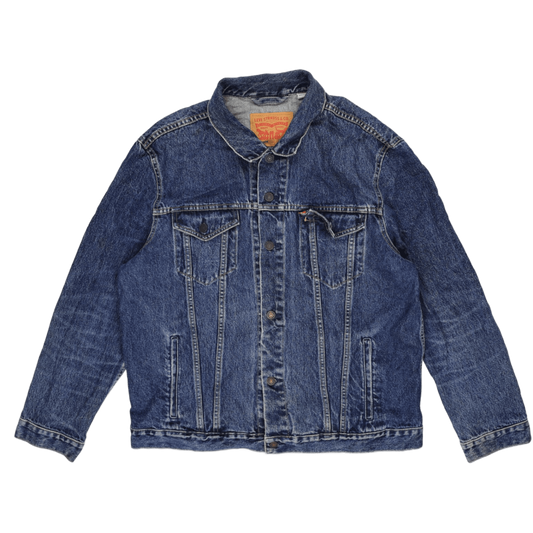 Levi's Vintage Blue Denim Trucker Jacket XXL Cotton