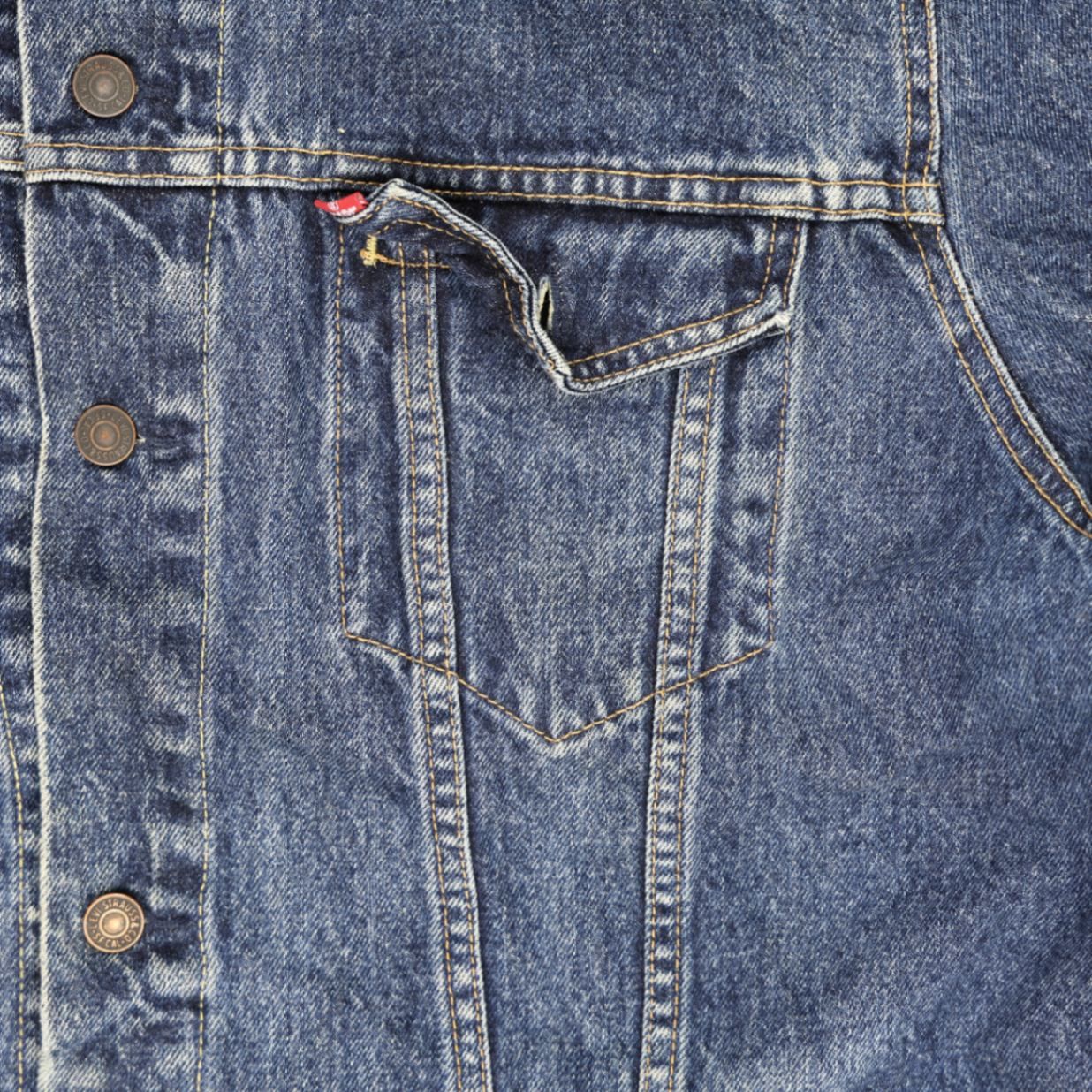 Levi's Vintage Blue Denim Trucker Jacket XXL Cotton
