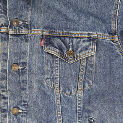Levi's Vintage XXL Blue Denim Trucker Jacket Cotton