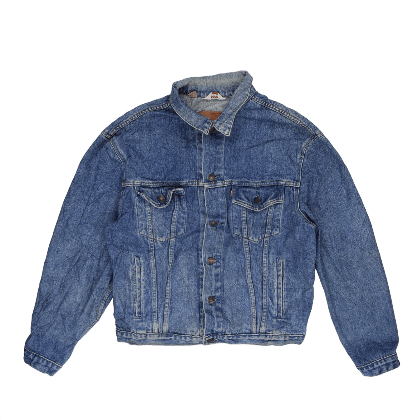 Levi's Vintage Blue Denim Trucker Jacket 70503 X Large Cotton