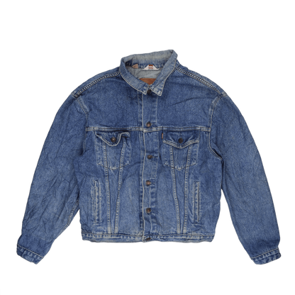 Levi's Vintage Blue Denim Trucker Jacket 70503 X Large Cotton