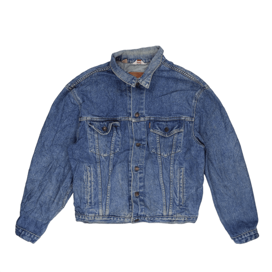 Levi's Vintage Blue Denim Trucker Jacket 70503 X Large Cotton