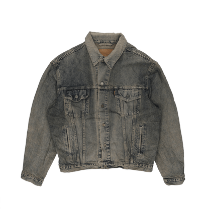 Levi's Vintage Washed Blue Denim Trucker Jacket Large Cotton