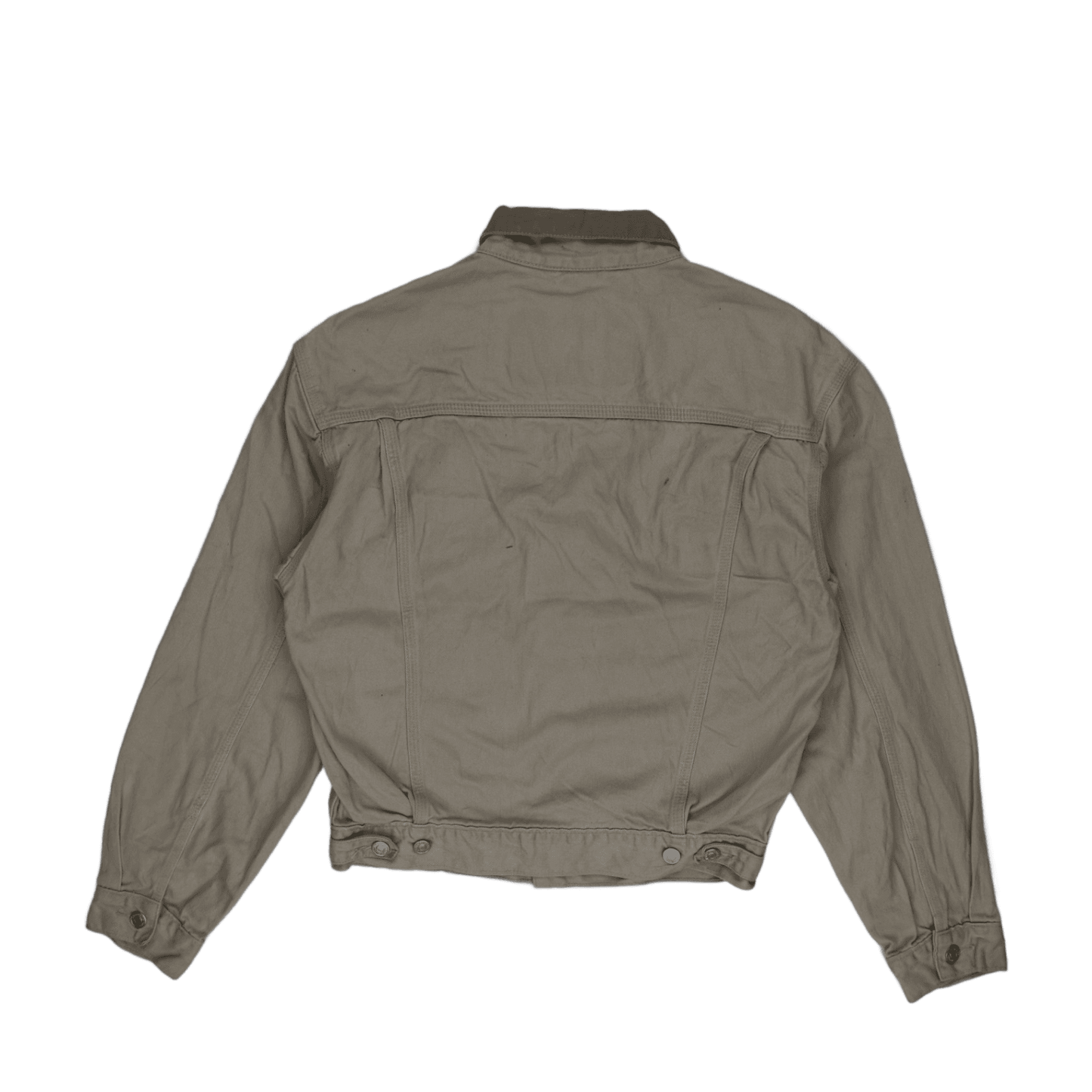 Levi's Khaki Denim Trucker Jacket Small Vintage Cotton