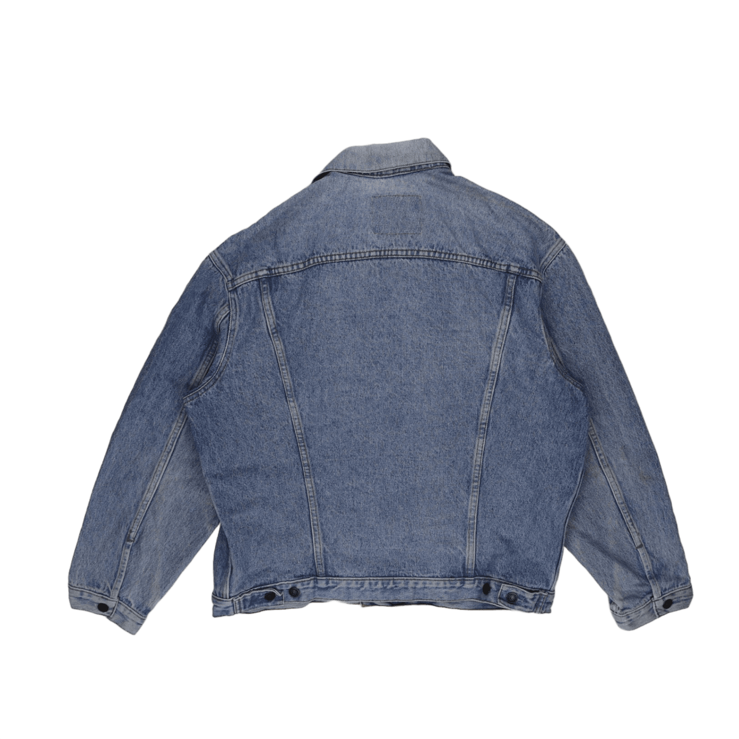 Levi's Vintage Stonewash Blue Denim Trucker Jacket XL Cotton Collared