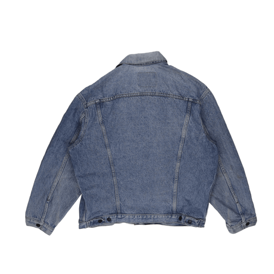 Levi's Vintage Stonewash Blue Denim Trucker Jacket XL Cotton Collared