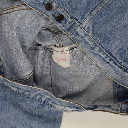Levi's Vintage Stonewash Blue Denim Trucker Jacket XL Cotton Collared