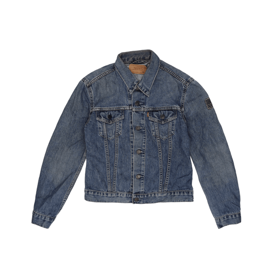 Levi's Vintage Blue Denim Jacket Women's Medium Cotton Collared