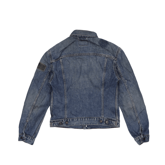 Levi's Vintage Blue Denim Jacket Women's Medium Cotton Collared