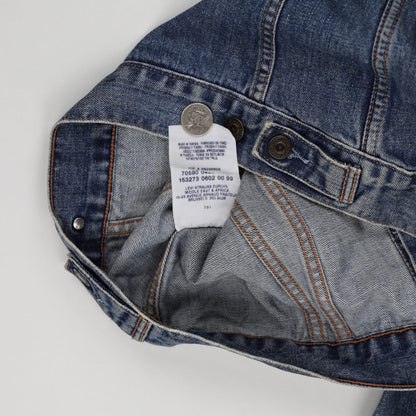 Levi's Vintage Blue Denim Jacket Women's Medium Cotton Collared