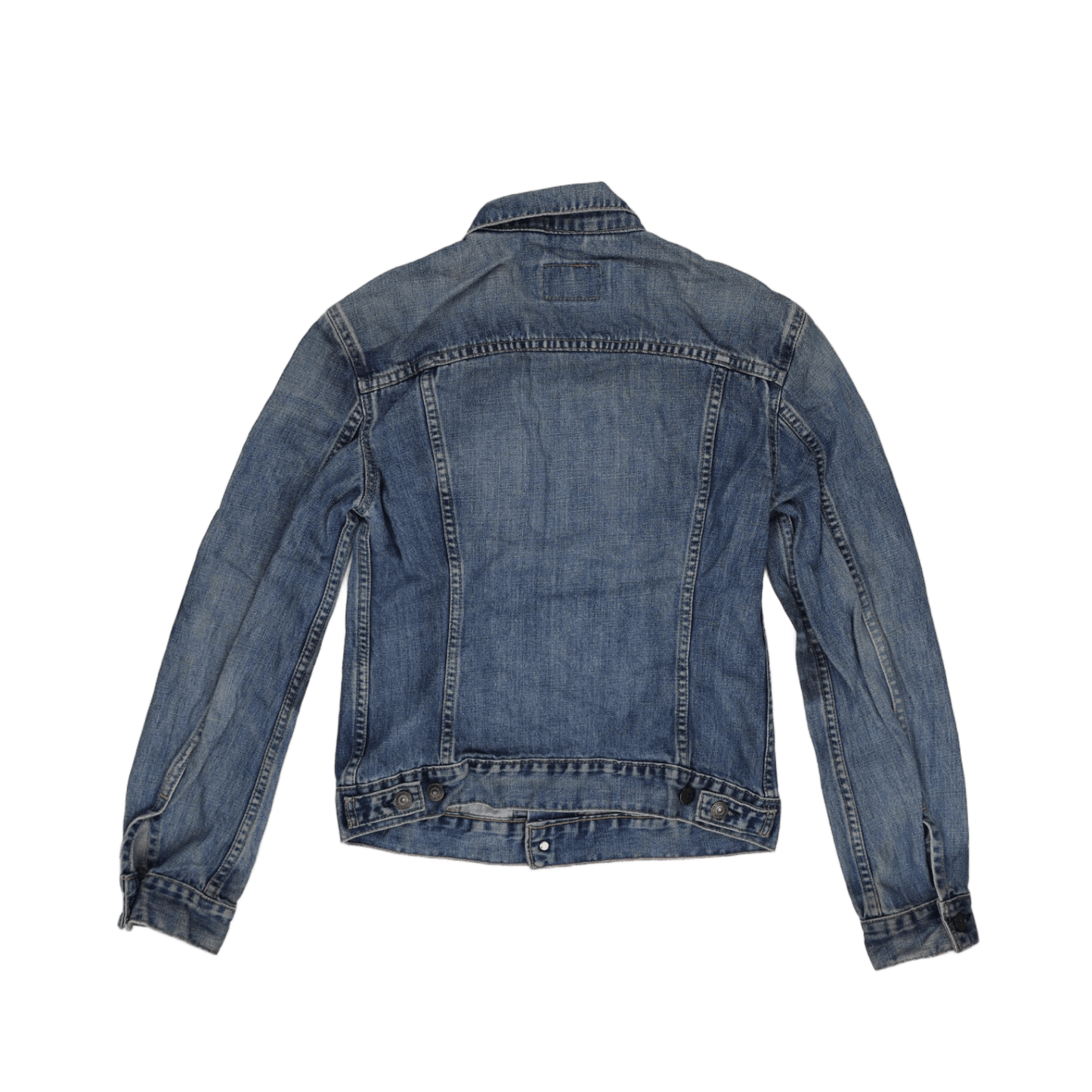 Levi's Vintage Medium Blue Denim Trucker Jacket Women's Medium Cotton