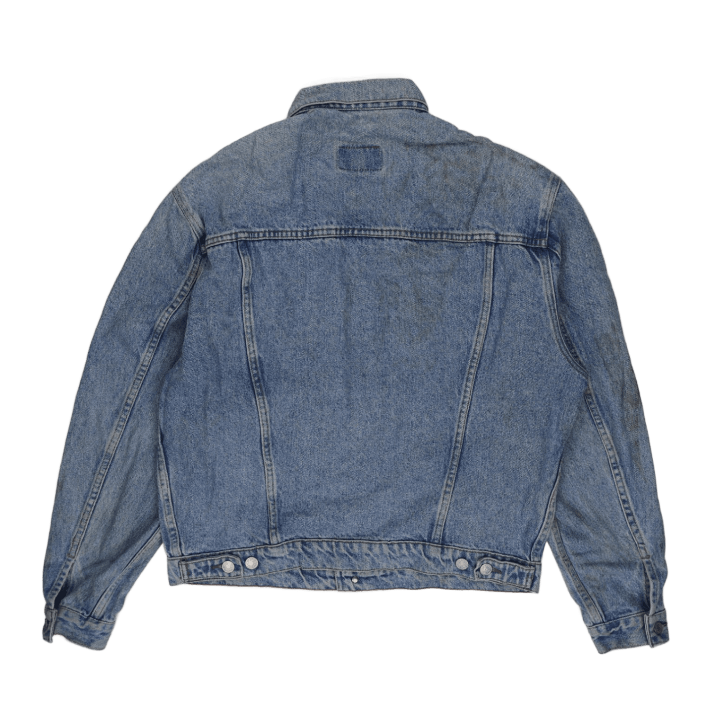 Levi's Vintage Light Blue Denim Trucker Jacket Size Large 100 Percent Cotton