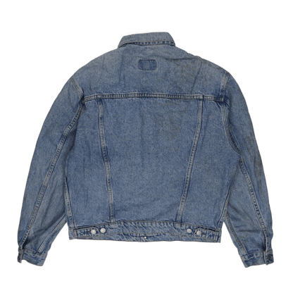 Levi's Vintage Light Blue Denim Trucker Jacket Size Large 100 Percent Cotton