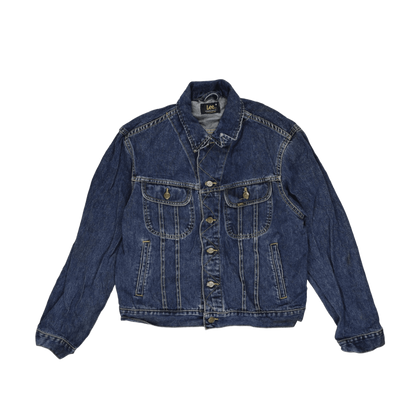Lee Men's Classic Blue Denim Jacket Medium Cotton Vintage