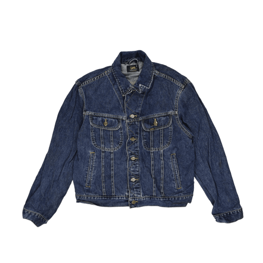 Lee Men's Classic Blue Denim Jacket Medium Cotton Vintage