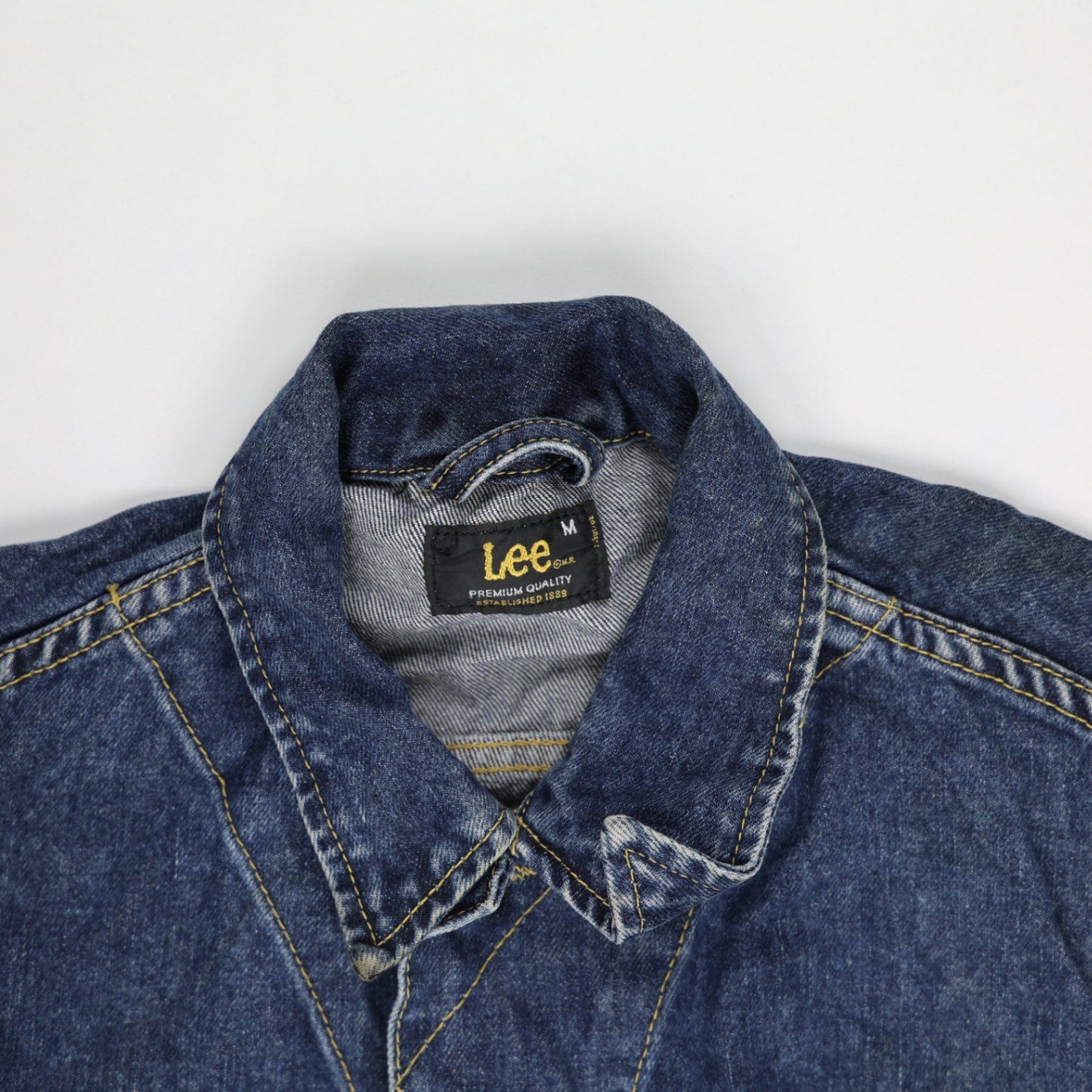 Lee Men's Classic Blue Denim Jacket Medium Cotton Vintage
