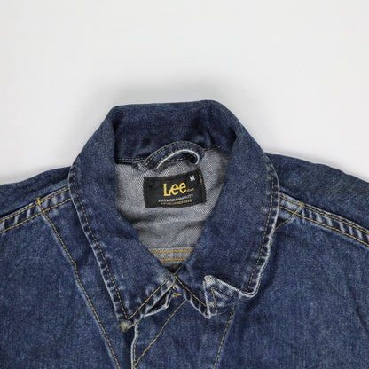 Lee Men's Classic Blue Denim Jacket Medium Cotton Vintage