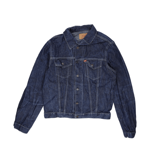 Levi's Vintage 70500 04 Indigo Blue Denim Trucker Jacket Medium Cotton