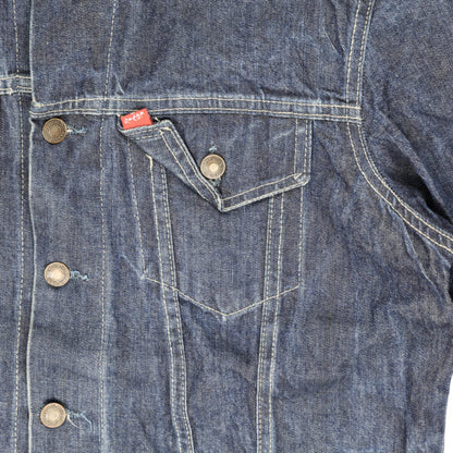 Levi's Vintage 70500 04 Indigo Blue Denim Trucker Jacket Medium Cotton