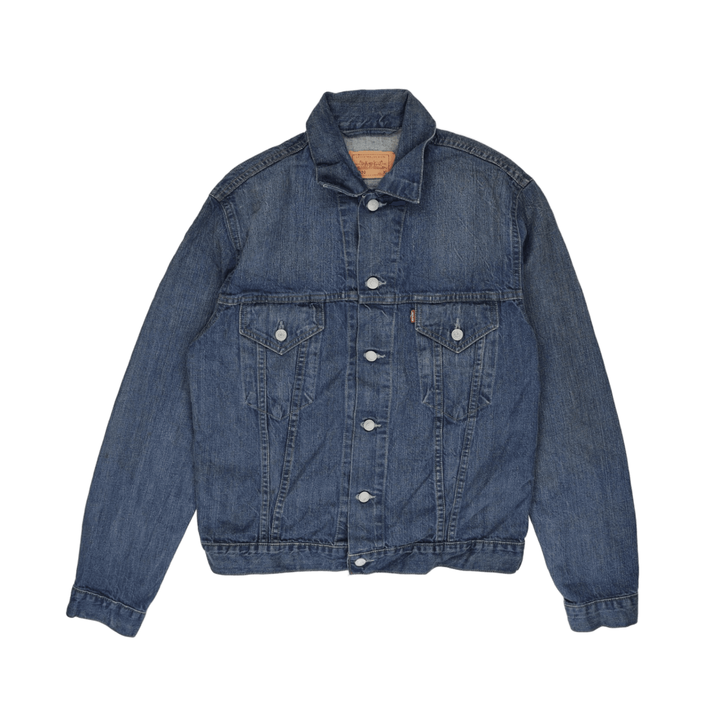 Levi's Vintage 72530 Denim Jacket Blue XL 100% Cotton Collared