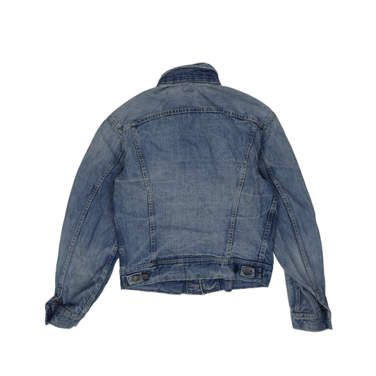 Lee Riders Vintage Blue Denim Jacket Medium 100 Percent Cotton Collared