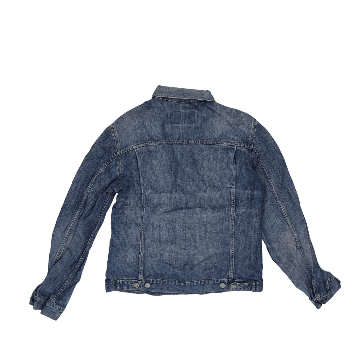Levi's Vintage Blue Denim Trucker Jacket Medium 100 Percent Cotton