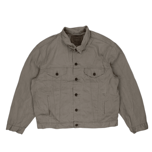 Levi's Vintage Corduroy Cotton Trucker Jacket XL Beige