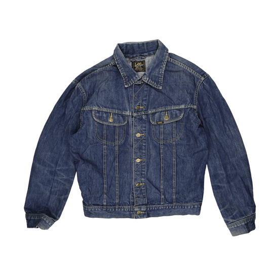 Lee Vintage Denim Jacket Blue XL Cotton Denim Collared
