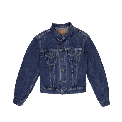 Levi's Vintage Blue Denim Trucker Jacket Women's Size S Cotton