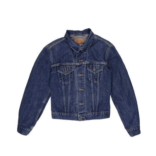 Levi's Vintage Blue Denim Trucker Jacket Women's Size S Cotton