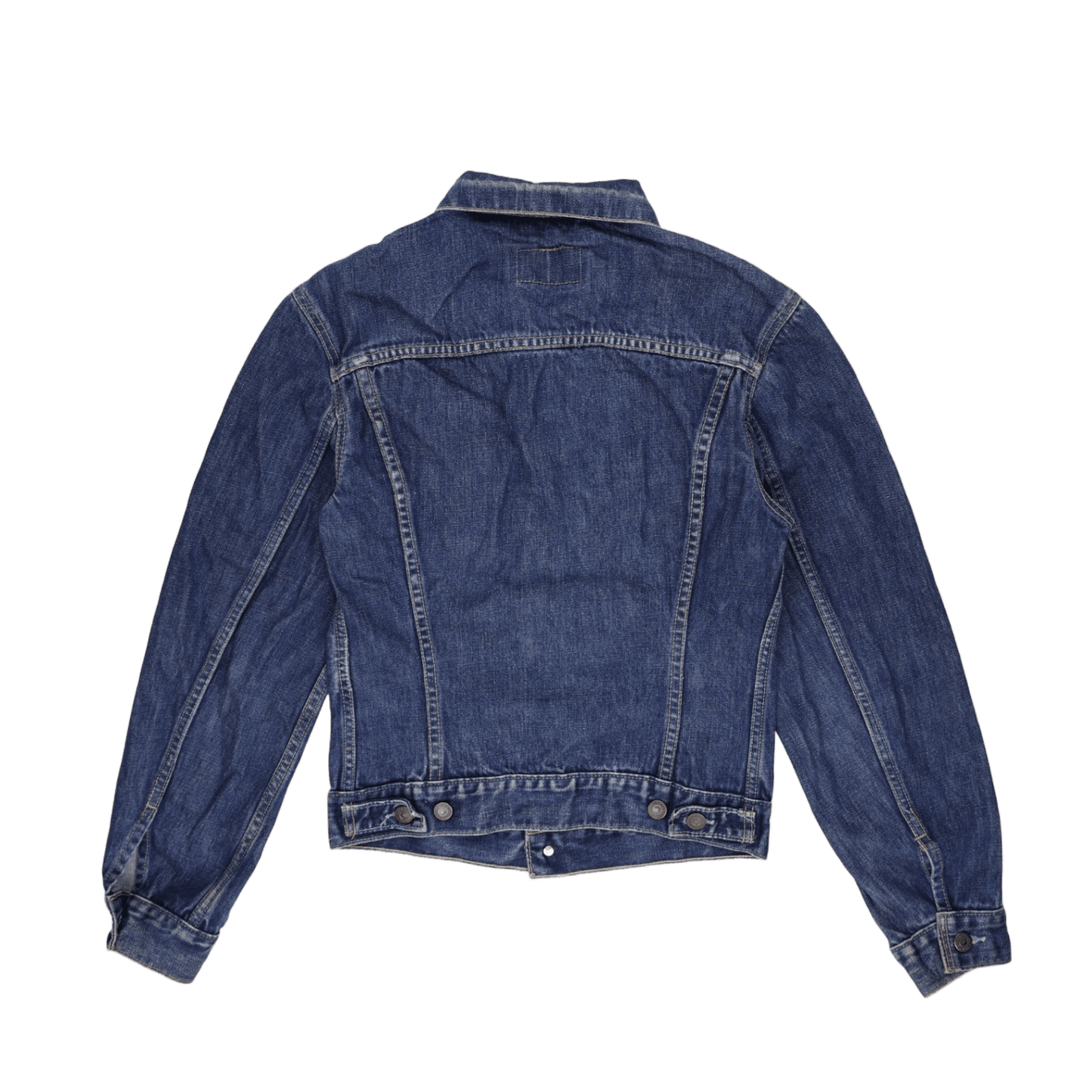 Levi's Vintage Blue Denim Trucker Jacket Women's Size S Cotton
