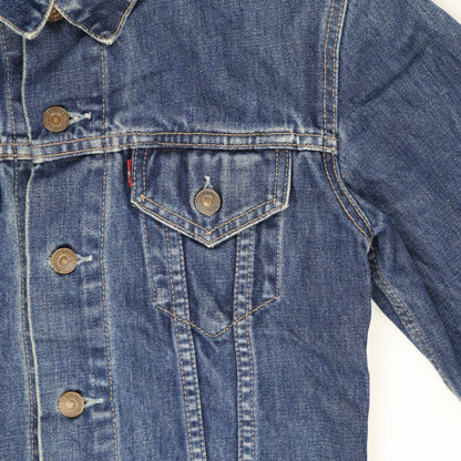 Levi's Vintage Blue Denim Trucker Jacket Women's Size S Cotton