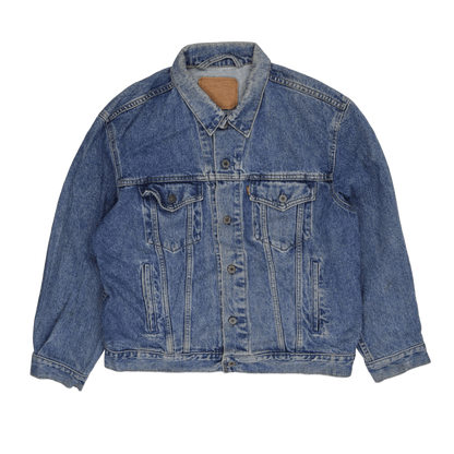 Levi's Vintage 70506 Trucker Jacket Blue Size 46 Large Cotton Denim