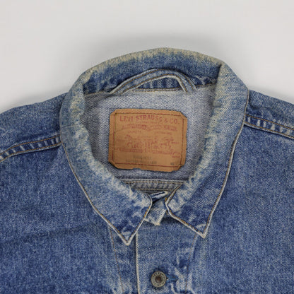 Levi's Vintage 70506 Trucker Jacket Blue Size 46 Large Cotton Denim