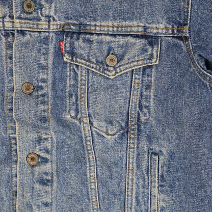 Levi's Vintage 70506 Trucker Jacket Blue Size 46 Large Cotton Denim