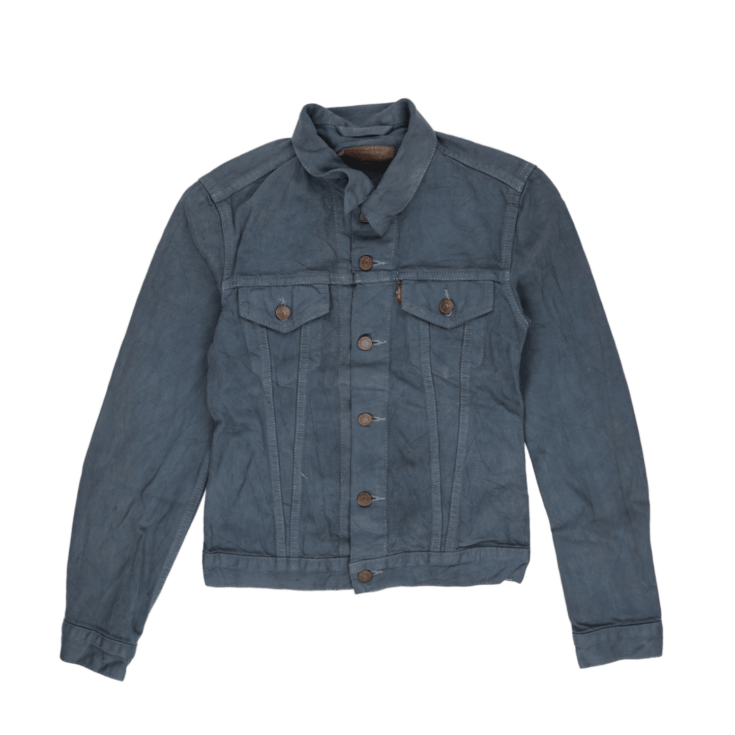 Levi's Vintage Blue Cotton Trucker Jacket Small