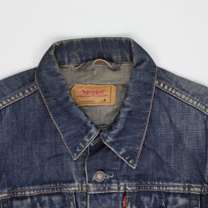 Levi's Vintage Denim Trucker Jacket Blue Size S Cotton Women's