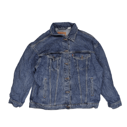 Levi's Denim Jacket Blue XL 100% Cotton Vintage Collared