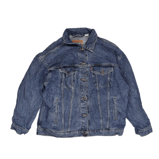 Levi's Denim Jacket Blue XL 100% Cotton Vintage Collared