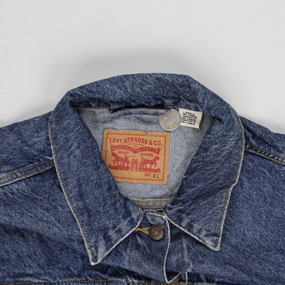 Levi's Denim Jacket Blue XL 100% Cotton Vintage Collared