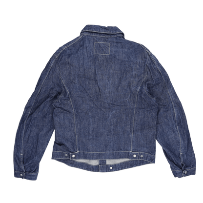 Levi's Engineered Jeans Vintage Denim Jacket Blue Large 100 Percent Cotton Collared